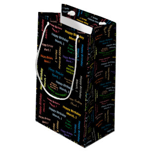 March, 1 Birthday Gift Bag