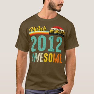 March 2012 Birthday Gift Shirt Vintage March 2012 