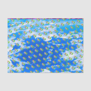 March 2020 - Desire for freedom - Tissue Paper