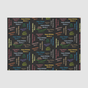 March, 2 Birthday Tissue Paper