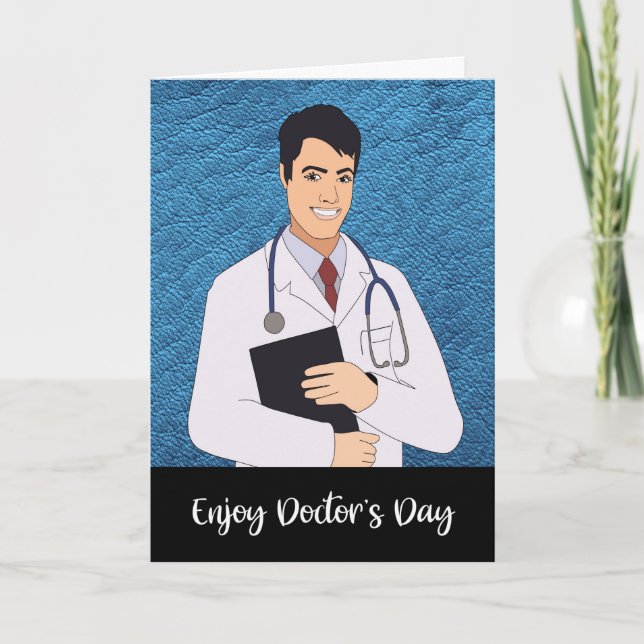 March 30th Doctors Day Card with Doctor (Front)