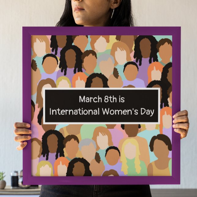 March 8th is International Women's Day Poster (Creator Uploaded)