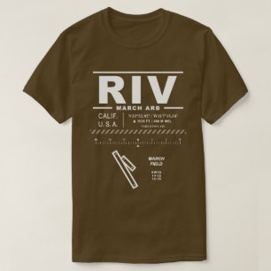 March Air Reserve Base ARB March Field RIV T-Shirt