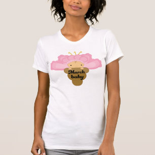 March Baby Pregnancy Announcement T Shirt