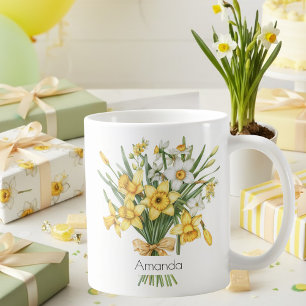 March Birth Flower Mug Daffodils Mug