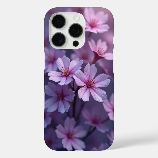 March Birth flower_Violet iPhone case v0.2 (Back)