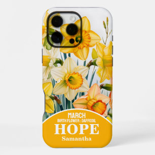 March Birth Month Flower Christian iPhone 16 Pro Max Case