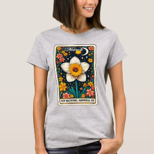 March Birth Month Flower Daffodil T-Shirt