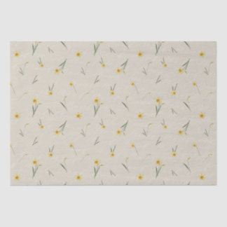 March Birth Month Flower Yellow Daffodil  Tissue Paper