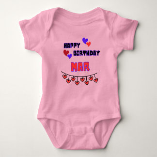 March Birthday Baby Bodysuit