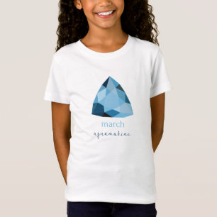 March Birthstone Aquamarine T-Shirt