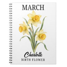 March Daffodil Botanical Birth Flower