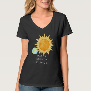 March Equinox 03 20 22 Commemorative Watercolor St T-Shirt