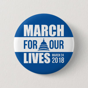 March For Our Lives 6 Cm Round Badge
