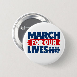 March for our lives patch 6 cm round badge