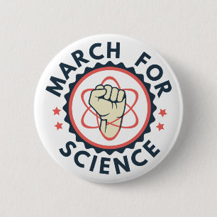 March For Science 6 Cm Round Badge
