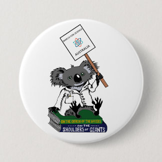 March for Science Australia - Koala 7.5 Cm Round Badge