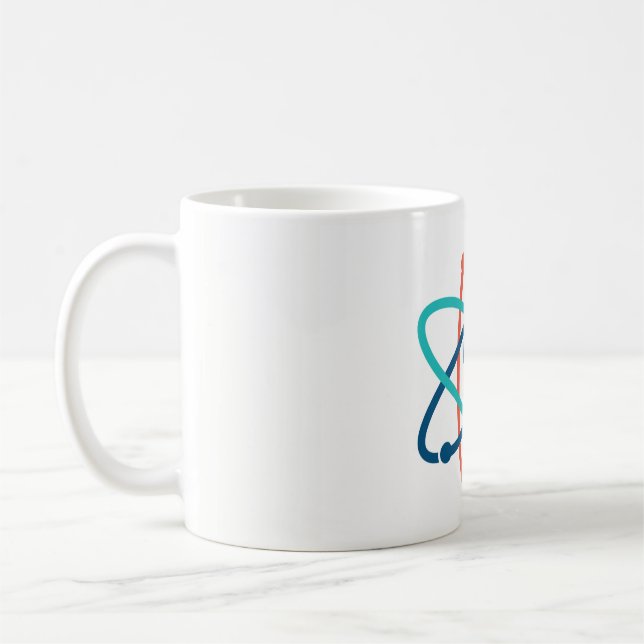 March for Science Philadelphia colour logo mug (Left)