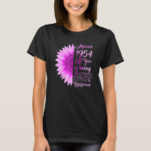 March Girl 1954 68 Years Old 68th Birthday T-Shirt