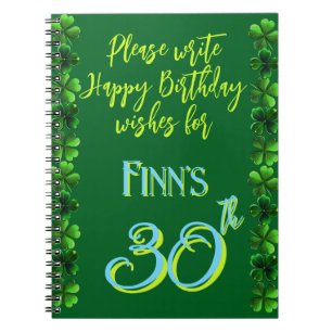 March Irish Birthday Wishes Guest Book