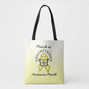 March is Endometriosis Awareness Month Tote Bag