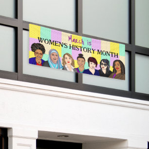 March is Women's History Month Banner