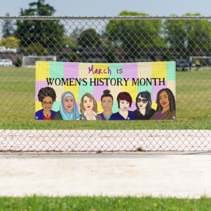 March is Women's History Month Banner