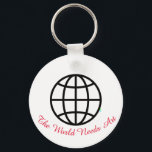 March is Youth Art Month, The World Needs Art Key Ring<br><div class="desc">March is Youth Art Month,  The World Needs Art! Keychain</div>