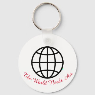 March is Youth Art Month, The World Needs Art Key Ring
