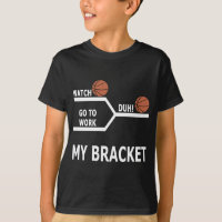 March Madness Basketball Funny Bracket T-Shirts