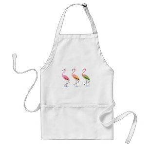 March of the Tropical Flamingos Standard Apron