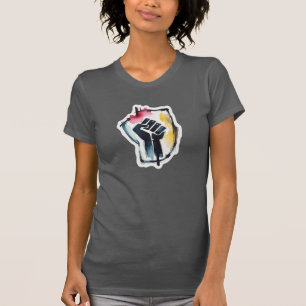 March Power Fist Social Justice Art Resist Fight T-Shirt