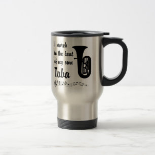 March to the Beat: Tuba Travel Mug