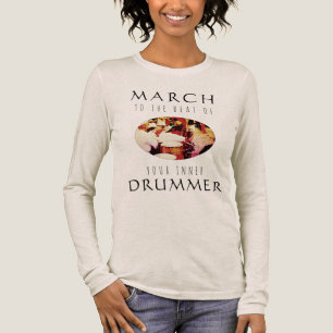 "March to Your Inner Drummer" Red Gold Inspiration Tri-Blend Shirt