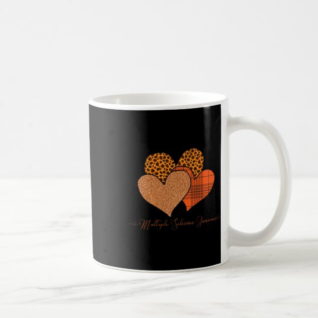 March We Wear Orange Multiple Sclerosis Awareness  Coffee Mug (Right)