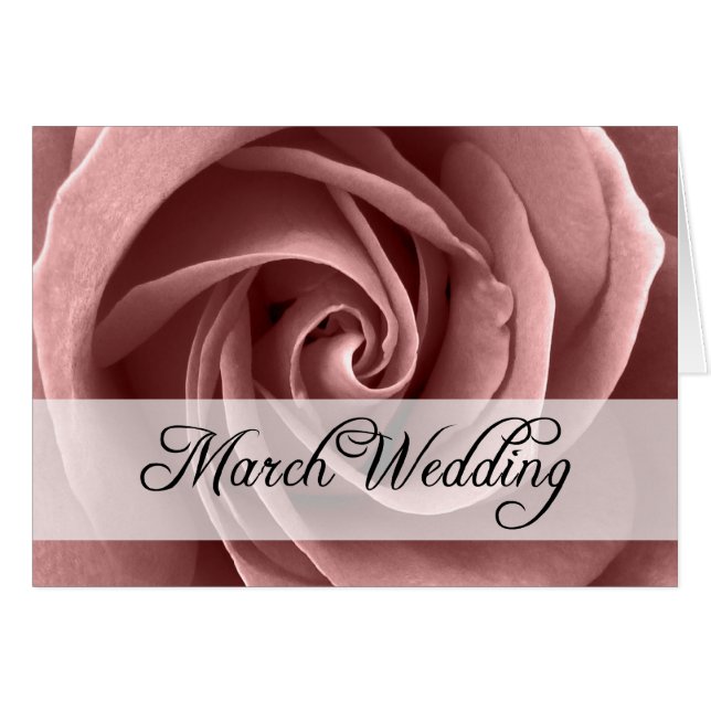 March Wedding : rose of the season : (Front Horizontal)