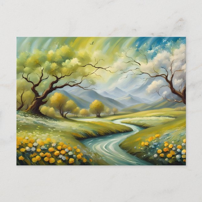 March Winds Postcard (Front)