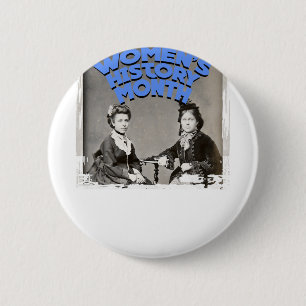 March - Women's History Month 6 Cm Round Badge