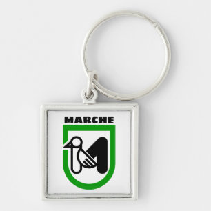 Marche coat of arms (Italy) Key Ring
