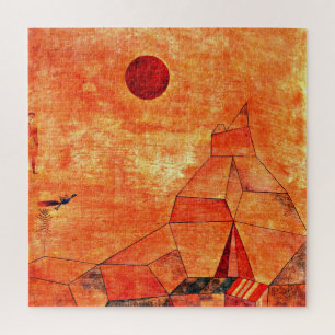 Marchen, popular painting by Paul Klee Jigsaw Puzzle