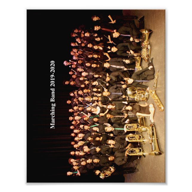 Marching Band 2019-2020 Photo Print (Front)