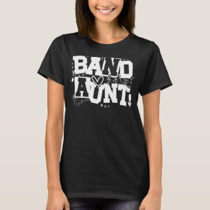 Marching Band Aunt Proud Marching Band Auntie T-Shirt