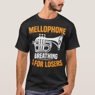 Marching Band Brass Instrument Breathing Mellophon T-Shirt