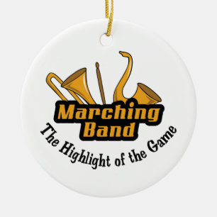 Marching Band Ceramic Tree Decoration