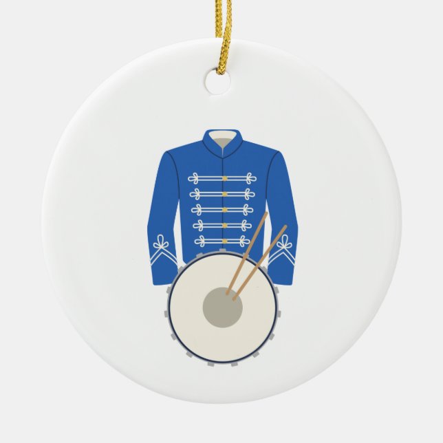 Marching Band Ceramic Tree Decoration (Front)