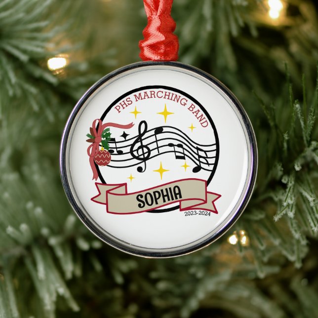 Marching Band Christmas Ornament (Tree)