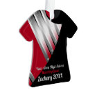 Marching Band Custom Red Silver and Black