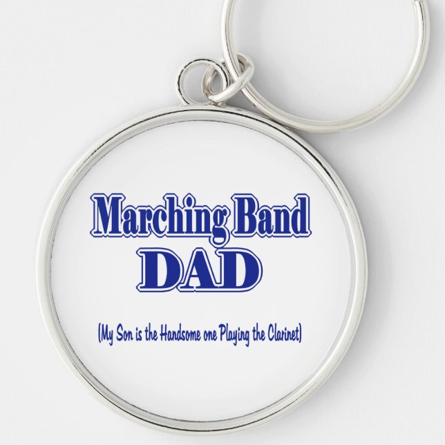 Marching Band Dad/ Clarinet Key Ring (Front)