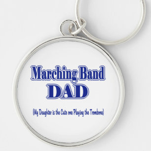 Marching Band Dad/ Trombone Key Ring