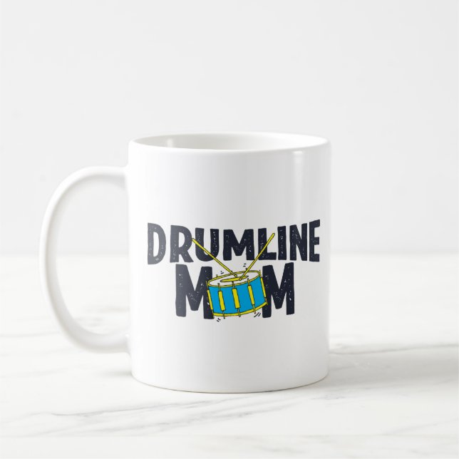Marching Band Drum Corps Drumline Mum Coffee Mug (Left)